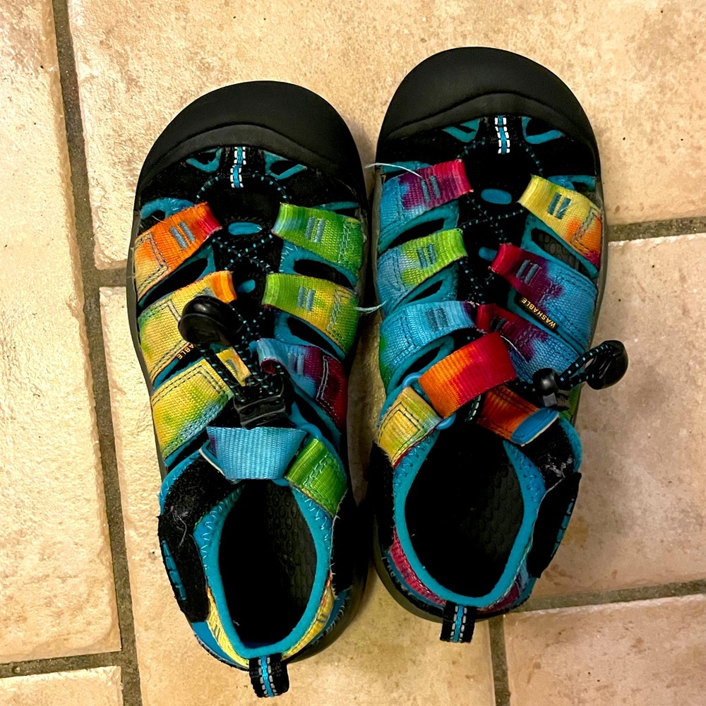 Children’s Keen Sandals Sz 1 Rainbow Tie Dye